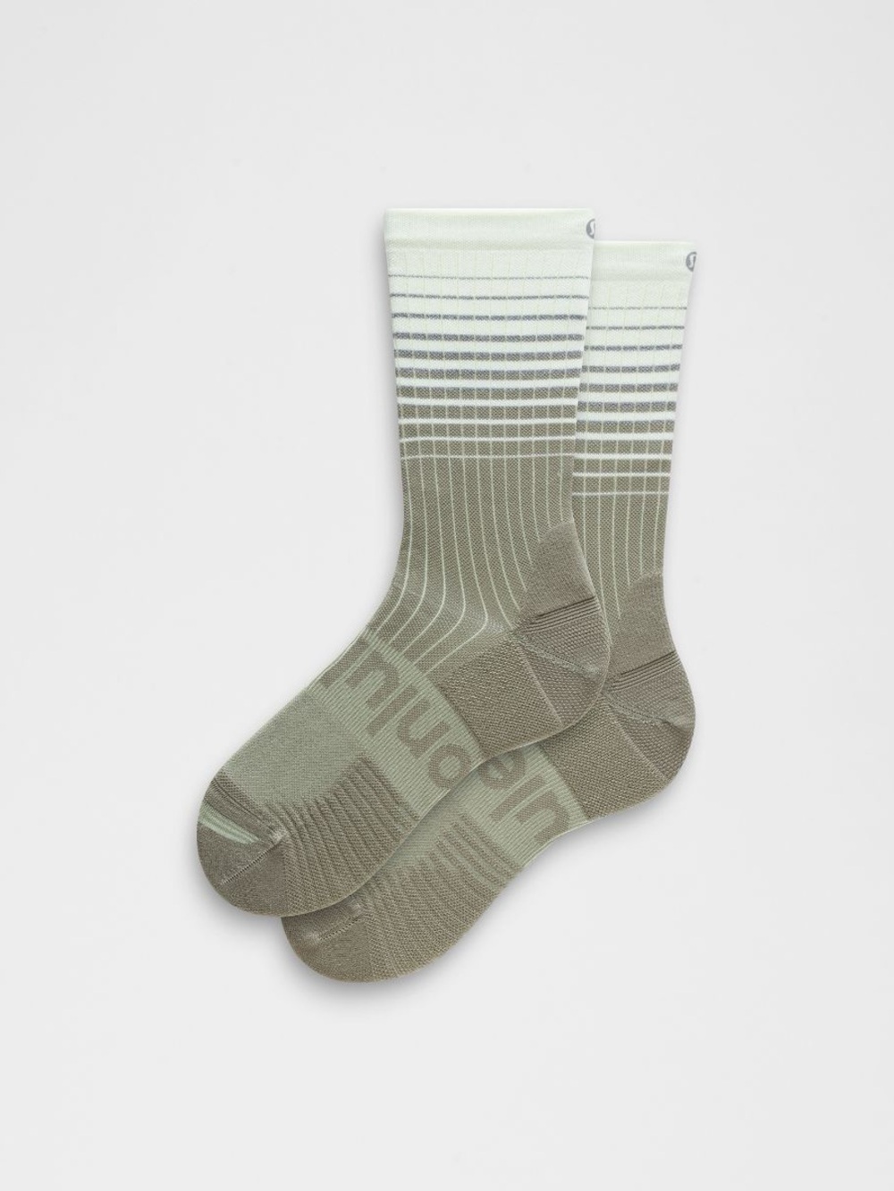 NWT Lululemon Power Stride Crew Socks *Reflective Grid
Elixir/Bay Leaf